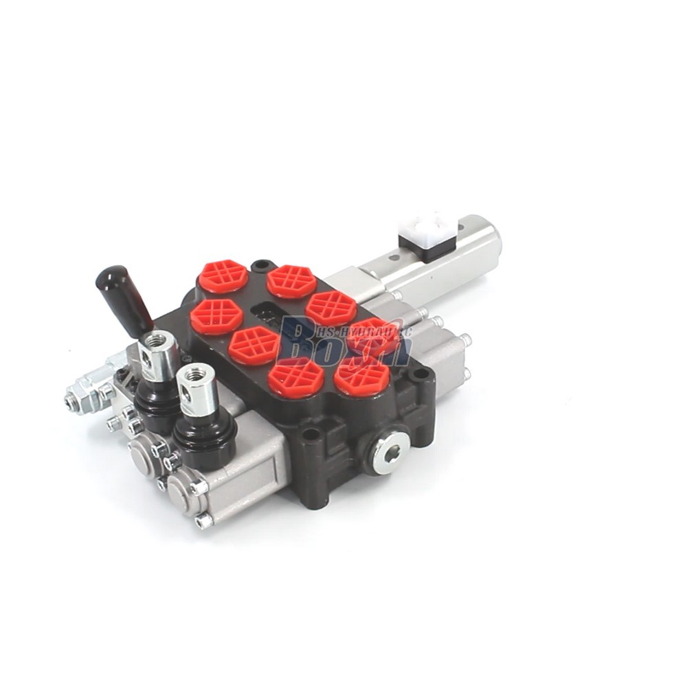 Q45-DT-2OT Manual and Push-pull Electromagnet 3 Spool Monoblock Directional Valve cover photo